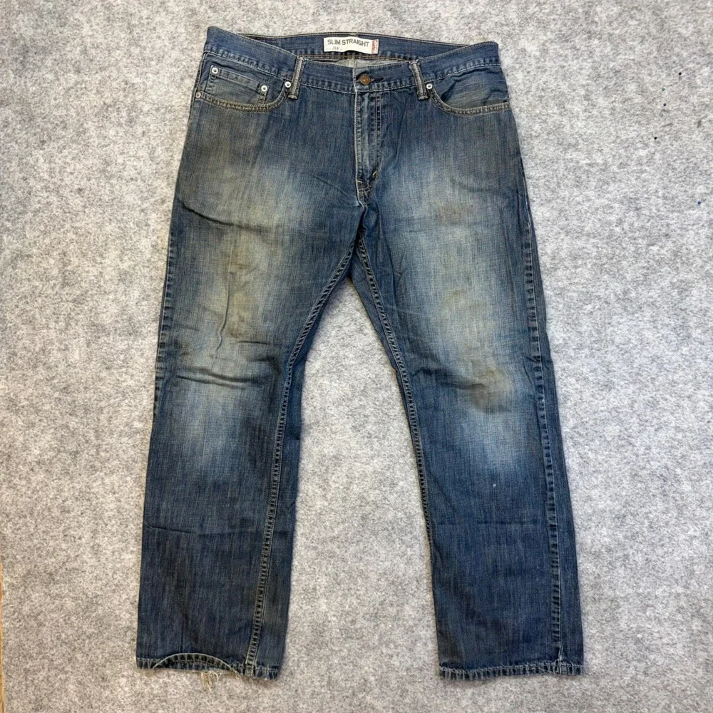 Lot of 3 Levi's 541 514 Jeans Men's 36x30 Blue Denim Work Pants Bundle